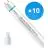 Multipack 10x Philips LED Buis T8 MASTER Value (EM/Mains) Ultra Output 23W 3700lm - 865 Daglicht | 150cm - Vervangt 58W