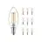 Multipack 10x Philips MASTER Value LED Kaars E14 Filament Helder 3.4W 470lm - 927 | Beste Kleurweergave - Dimbaar – Vervangt 40W