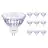 Multipack 10x Philips Master Value LED Spot GU5.3 MR16 7.5W 621lm 36D - 927 Zeer Warm Wit | Beste Kleurweergave - Dimbaar - Vervangt 50W