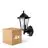 Multipack 4x D'Lite Wandlamp Helora Zwart | IP44 - Geschikt voor 1x E27 - Bewegingssensor