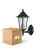 Multipack 4x D'Lite Wandlamp Helora Zwart | IP44 - Geschikt voor 1x E27