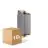 Multipack 10x Nordlux Nico Wandlamp Aluminium Antraciet Up & Down | IP54 - Geschikt voor 2x GU10