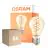 Multipack 6x Osram Vintage 1906 LED Classic Slim E27 Peer Filament Goud 8W 806lm - 922 Zeer Warm Wit | Beste Kleurweergave - Dimbaar - Vervangt 60W
