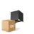 Multipack 2x D'Lite Wandlamp Elingen Aluminium Zwart Up & Down 4.9W 480lm - 830 Warm Wit | IP65 - Lichtsensor