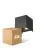 Multipack 4x D'Lite Wandlamp Elingen Aluminium Zwart Up & Down 4.9W 480lm - 830 Warm Wit | IP65 - Lichtsensor