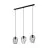 Eglo Hanglamp Newtown Staal Zwart | IP20 - Geschikt voor 3x E27 