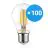 Multipack 100x Noxion Lucent LED E27 Peer Filament Helder 4.5W 470lm - 822-827 Dim To Warm | Dimbaar - Vervangt 40W
