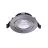 Noxion LED Kantelbaar Slim Spot Zilver Rond 6W 550lm 60D - 927 Zeer Warm Wit | 85mm - IP54 - Dimbaar - Beste Kleurweergave