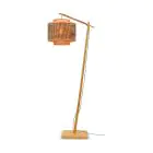 Good&Mojo Vloerlamp Bhutan Bamboe Zwart S | Geschikt voor 1x E27 