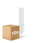 Multipack 10x Noxion Lucent PL-C LED 5.2W - 830 Warm Wit | 2-Pin - Vervangt 18W