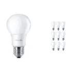 Multipack 10x Philips Corepro LED Lamp E27 Peer Mat 8W 806lm - 840 Koel Wit | Vervangt 60W
