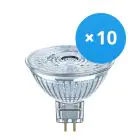 Multipack 10x Ledvance Performance LED Spot Reflector GU5.3 MR16 5W 345lm 36D - 930 Warm Wit | Beste Kleurweergave - Dimbaar - Vervangt 35W