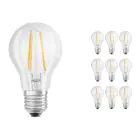 Multipack 10x Ledvance Classic LED E27 Peer Filament Helder 4.2W 470lm - 927 Zeer Warm Wit | Beste Kleurweergave - Dimbaar - Vervangt 40W