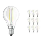 Multipack 10x Ledvance Classic LED E14 Peer Filament Helder 2.5W 250lm - 827 Zeer Warm Wit | Vervangt 25W