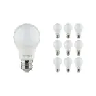 Multipack 10x Noxion Lucent Classic LED E27 Peer Mat 8W 806lm - 840 Koel Wit | Vervangt 60W