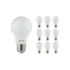 Multipack 10x Noxion Lucent Classic LED E27 Peer Mat 8W 806lm - 827 Zeer Warm Wit | Vervangt 60W