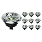 Multipack 10x Noxion Lucent LED Spot GU10 AR111 15W 850lm 40D - 930 Warm Wit | Beste Kleurweergave - Dimbaar -  Vervangt 75W