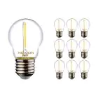 Multipack 10x Noxion Lucent LED E27 Kogel Filament Helder 1.4W 136LM - 827 Zeer Warm Wit | Vervangt 15W