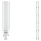 Multipack 10x Ledvance Dulux-D LED 7W - 830 Warm Wit | 4-Pin - Vervangt 18W