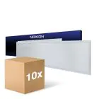 Multipack 10x Noxion LED Paneel Ecowhite V4.0 28W 3360lm - 830-840-865 CCT | 120x30cm - UGR 
