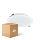 Multipack 4x Philips LED Downlight Ledinaire DN065B Metaal Wit 19W 2000lm 110D - 830-840-865 CCT | 225mm - Zaagmaat 200mm - IP20