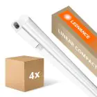 Multipack 4x Ledvance LED Montagebalk Linear Compact High Output 20W 2000lm - 830 Warm Wit | 120cm