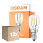 Multipack 10x Osram Special T LED E14 Tubular Filament Helder 1.6W 70lm - 824 Zeer Warm Wit | Vervangt 5W