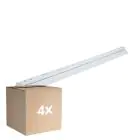 Multipack 4x Noxion Montagebalk Click Reflector V2 LED T8 | Geschikt voor 1x 150cm LED Buis
