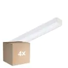 Multipack 4x Philips LED Montagebalk CoreLine Wit 10.8W/17W 1500lm/2400lm - 830-840 CCT | 60cm - Vervangt 2x18W