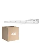 Multipack 4x Ledvance LED Waterdichte Montagebalk Vochtbestendig 58W 8000lm - 840 Koel Wit | 150cm
