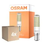 Multipack 4x Osram Special T Slim LED B15d Helder 6.5W 806lm - 827 Zeer Warm Wit | Vervangt 60W