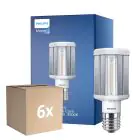 Multipack 6x Philips TrueForce LED E40 HPL Helder 42W 5700lm 360D - 830 Warm Wit | Vervangt 200W