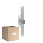 Multipack 6x Ledvance LED Downlight Slim Vierkant SQ155 12W 1020lm 120D - 830 Warm Wit 