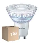 Multipack 10x Philips MASTER Value LED Spot GU10 PAR16 5.5W 575lm 36D - 930 Warm Wit | Beste Kleurweergave - Dimbaar - Vervangt 80W