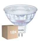 Multipack 10x Philips Master LED Spot GU5.3 MR16 7.5W 621lm 36D - 922-927 Dim To Warm | Beste Kleurweergave - Dimbaar - Vervangt 50W