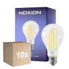 Multipack 10x Noxion Lucent Filament LED E27 Peer Filament Helder 10.5W 1521lm - 827 Zeer Warm Wit | Vervangt 100W