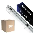 Multipack 9x Noxion LED Waterdichte Montagebalk Poseidon V3.0 30W 3900/4200lm - 830-865 CCT | 120cm - Doorvoerbedrading (5x2.5mm2) - Bewegings- En Lichtsensor