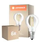 Multipack 6x Osram Classic LED E14 Kogel Filament Helder 5.5W 806lm - 827 Zeer Warm Wit | Dimbaar - Vervangt 60W