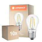 Multipack 10x Ledvance Classic LED E27 Peer Filament Helder 1W 136lm - 827 Zeer Warm Wit | Vervangt 15W